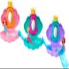 Mattel Disney Princess Mermaid Bath Surprise Small Dolls & Accessories in Shell Playsets with Slides, Inspired by Disney Movies view 1