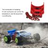 RiToEasysports Rc Motor Cooling Fan, 36mm Metal Fan for 1/12 1/10 Alluminum Rc Car 540 550 560 Motor Upgrade Parts (Red view 2