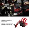 RiToEasysports Rc Motor Cooling Fan, 36mm Metal Fan for 1/12 1/10 Alluminum Rc Car 540 550 560 Motor Upgrade Parts (Red view 4