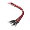Cabilock 10pcs Pre-wired Led Bulbs Round Shape Led Light Bulbs for Rc Toys Low Power Consumption Easy to Use view 3