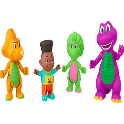 Barneys World Toddler Toys by Fisher-Price, Hey Friends Pack with Four Figures to Make up Adventures, Kids Ages 2+ Years