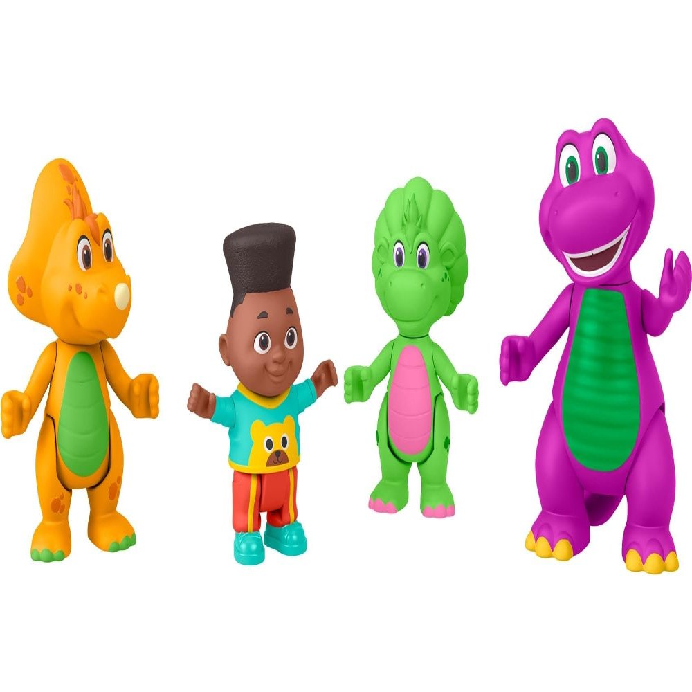 Barneys World Toddler Toys by Fisher-Price, Hey Friends Pack with Four Figures to Make up Adventures, Kids Ages 2+ Years