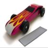 Maximum Velocity! Pinewood Car | Includes Shaped Body, Flex Weight and Stock Official Scout Wheels & Axles | Sports Car Derby Kit view 1