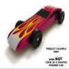 Maximum Velocity! Pinewood Car | Includes Shaped Body, Flex Weight and Stock Official Scout Wheels & Axles | Sports Car Derby Kit view 2