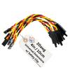 BackBayRC - 4in 20awg Male/Female w/Clip Universal Servo Extension - 5 Pack view 1