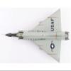 Convair F 102A Delta Dagger Interceptor Aircraft 199th Fighter Interceptor Squadron FIS Hawaii Air National Guard 1960s United States Air Force Air Power Series 1/72 Diecast Model Hobby Master HA3117 view 4