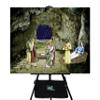 By Design Visuals Christmas Pro Set  Flannelgraph Kit with Foldable Felt Board, Easel & Shelf, 2 Background Sets and 34 Laser-Cut Figures for 4 Bible Stories  Includes Prep Cards & Quick Start Guide view 1