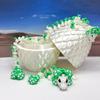 2pcs 3D Printed Dragons and Dragon Egg, Articulated Mother and Child Mushroom Dragons, Home Office Desk Decor Fidget ADHD Autism Dragon Toys MCD046-BD06-WG view 2