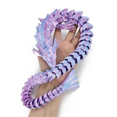 3D Printed Articulated Dragon Fidget Majestic Sea Dragon 3D Printed Toys and Figurines