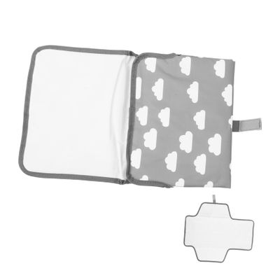 KOMBIUDA Portable Changing Pad Cover Travel-Friendly Newborn Changing Table Liner Leak Design Cute Print for Easy Cleanup and Comfort