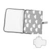 KOMBIUDA Portable Changing Pad Cover Travel-Friendly Newborn Changing Table Liner Leak Design Cute Print for Easy Cleanup and Comfort view 1