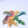 3D Printed Lucky Clover Dragon | Flexible Dragon Fidget | Four Leaf Clover Plant Creature Toy | Articulating 3D Printed Fidget (Dazzling, 22cm/8.6inch) view 4