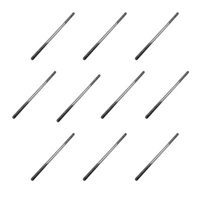 10PCS RC Toy Pushrod Connector Double End Threaded Rod Stainless Steel Rod Linkage for RC Airplane Helicopter Car Boat DIY Model Toy Parts (M2X50mm)
