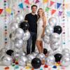 110pcs Metallic silver Balloons, Metallic silver Latex Balloons 12 inch, silver Balloon for Birthday Party Baby Shower Wedding(with 2 Ribbons). view 4