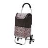 YFATUEO Foldable Shopping Trolley Stair Climber with 35L Oxford Cloth Bag - Black view 1