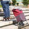 YFATUEO Shopping Cart Trolley 35L Folding Multifunctional Shopping Trolley Detachable Bag Wheels Large Capacity Shopping Cart 6 Wheels Stair Climber-Black view 2