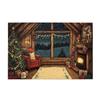 Vextrovia Puzzles for Adults 1000 Pieces,Classic, Traditional Christmas Wooden Jigsaw Puzzles,Hand Painted Cozy Cabin Interior,Creative Play & Holiday Party Gifts Artwork Wall Home Decor view 1