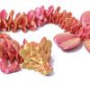 3D Printed Lucky Clover Dragon | Flexible Dragon Fidget | Four Leaf Clover Plant Creature Toy | Articulating 3D Printed Fidget (Red Gold, 22cm/8.6inch) view 3