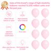 110pcs Light Pink Balloon 12 inch, Light Pink Latex Balloons for Birthday Party Baby Shower Wedding(with 2 Ribbons). view 3