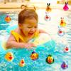 12Pcs Assorted Rubber Duck Easter Duck Toys,Small Rubber Ducks in Bulk for Jeep Ducking Baby Bath Toys Christmas Party Favors Supplies Decoration view 2