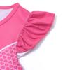 ACoiay Toddler Tutu Dress Little Girls Fluffy Summer Dresses Casual Party Dress Up Kids Halloween Costume with Capes Headband Mask and Little Purse Rosered view 3