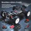 Dodoore S911PRO Brushless RC Cars for Adults, 1/16 Scale Remote Control Car, 48KM/H High Speed Racing RC Buggy, 4WD All Terrains Off-Road RC Truck (Red) view 4