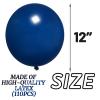 110pcs Navy Blue Balloon 12 Inch, Navy Blue Latex Balloon for Birthday Party Baby Shower Wedding(with 2 Ribbons). view 2