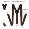 Gvhntk 1920s Mens Gangsters Costume Set Old Man Costume Accessories Grandpa Fancy Kit Newsboy Hat view 3