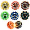 Fireworks Fingertip Gyro,Handheld Fireworks Gyroscope,Collision Sparks Light Up Spinning Top Toy,Creative Gyroscope Toy for Kids,Fidget Spinners for Adults, Cool Flashing Spinning Toys (6 PCS) view 1