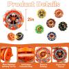 Fireworks Fingertip Gyro,Handheld Fireworks Gyroscope,Collision Sparks Light Up Spinning Top Toy,Creative Gyroscope Toy for Kids,Fidget Spinners for Adults, Cool Flashing Spinning Toys (6 PCS) view 2