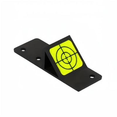 Angle Measurement plaquette, 45 Degree Both Single&Bilateral 12.7mm Mini Prism, Target Reflectors 40 x 40 mm for Total Station(Unilateral)