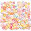 100 Pieces Mini Food for Crafts Dollhouse Mini Resin Dessert Ice Cream Donut Decor Miniature Food for Dollhouse Mini Kitchen Micro Landscaping Decoration view 2