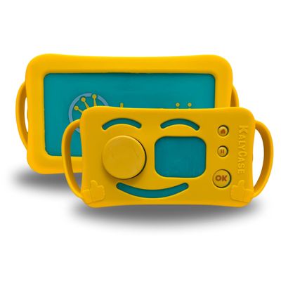 KALYCASE Protective Case Compatible with Lunii Silicone Case for Storyteller Luni V1 V2 V3 Yellow