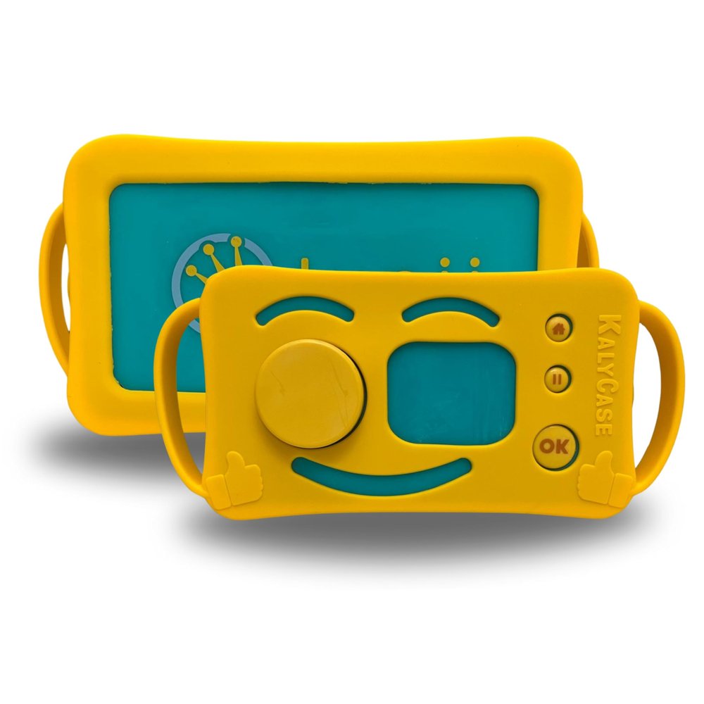 KALYCASE Protective Case Compatible with Lunii  Silicone Case for Storyteller Luni  V1 V2 V3 Yellow