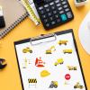 Whaline 1400Pcs Construction Sticker Truck Digger Vehicle Transportation Sticker 16 Designs Incentive Teacher Reward Decal for Craft Home Classroom Card Scrapbook Decor, 1.5 in view 4