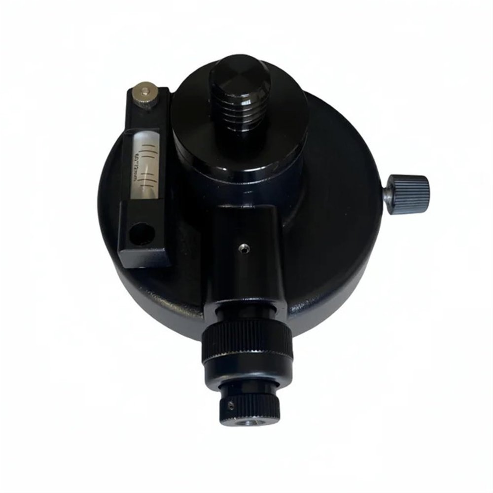 Black Tribrach and Optical Plummet Rotating Adapter for Prisms GPS 5/8" x11 Screw Thread Install Surveying(Optical Adapter)