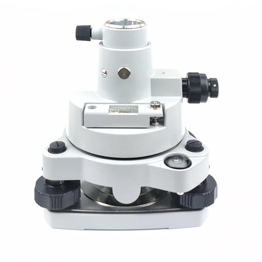 Three-jaw Tribrach and Adapter with Optical Plummet Fit Prism(Gray)