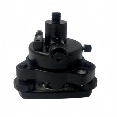 Black Tribrach and Optical Plummet Rotating Adapter for Prisms GPS 5/8" x11 Screw Thread Install Surveying(Tribrach and Adapter)
