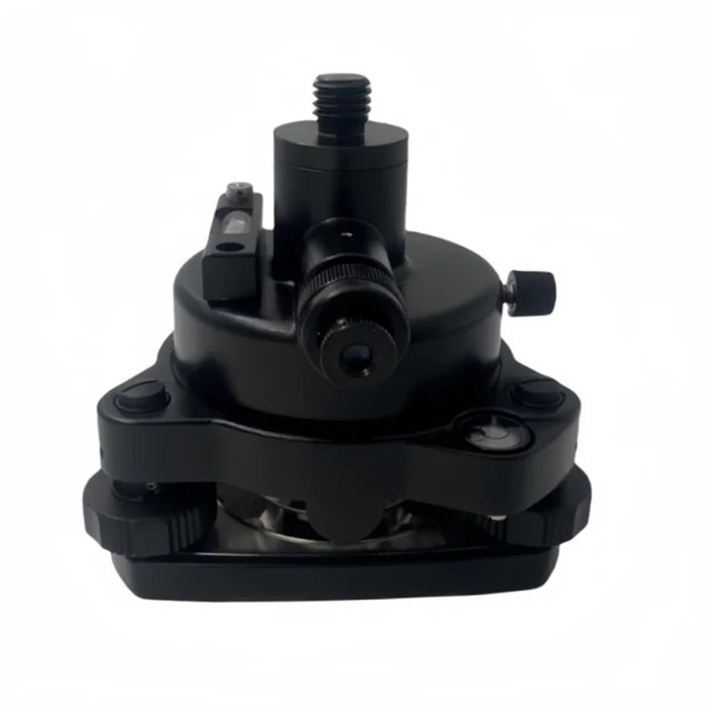 Black Tribrach and Optical Plummet Rotating Adapter for Prisms GPS 5/8" x11 Screw Thread Install Surveying(Tribrach and Adapter)