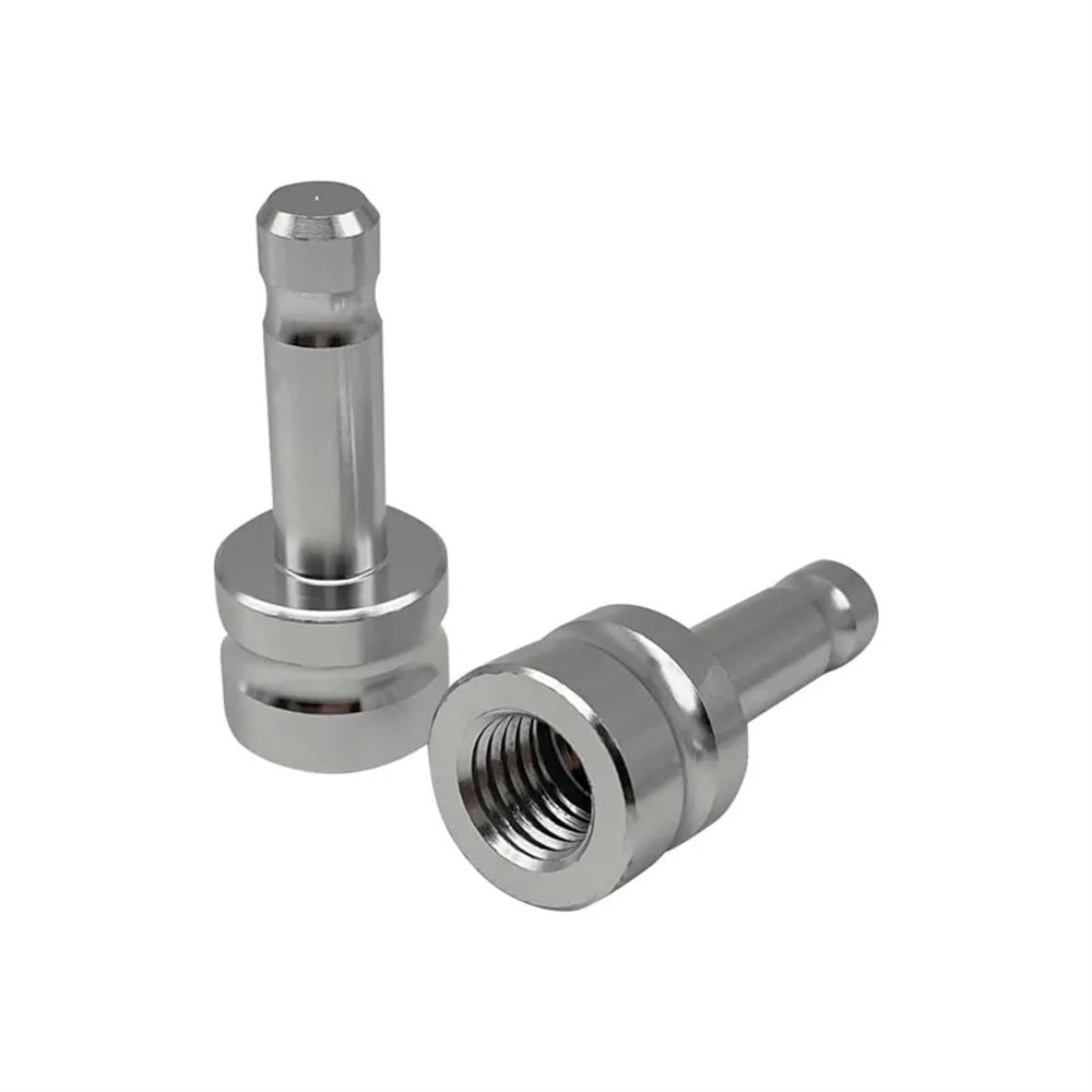 12 MM Pole Adapter for Snap-On Prism GPS Total Station 5/8" x 11 Female Thread Aluminum Survey(10 PCS)