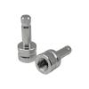 12 MM Pole Adapter for Snap-On Prism GPS Total Station 5/8" x 11 Female Thread Aluminum Survey(10 PCS) view 1