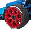 BRCatWPark RC Highway Tires Wheel for 1/8 Typhon 6s BLX,1/7 Infraction 6S BLX,Limitless,4PCS RC Drift Tires Rubber RC Highway Wheel,Red view 3
