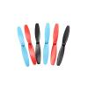 TZNLTPFY 4pcs DC 3V 3.7V 8.5mm*20mm 8520 CW+CCW Coreless Electronic Starter with Propeller High Speed DIY QX80 QX95 QX110 FPV RC Quadcopter Aircraft DINZHHENGYIN(Black Set) view 4