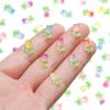 100 Pieces Mini Tulip Flowers for Crafts Dollhouse Miniatures Luminous Resin Mini Things Micro Tulip for Fairy Garden Micro Landscaping Decoration view 1