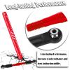 BRCatWPark RC Turnbuckles Camber Links Upgrades Parts for Ecx 1/10 2WD Ruckus Axe Brutus Circuit AMP MT AMP DB AMP Crush K&N Torment,6PCS Aluminum Adjustable Turnbuckles Links,w/Spanner,Red view 4