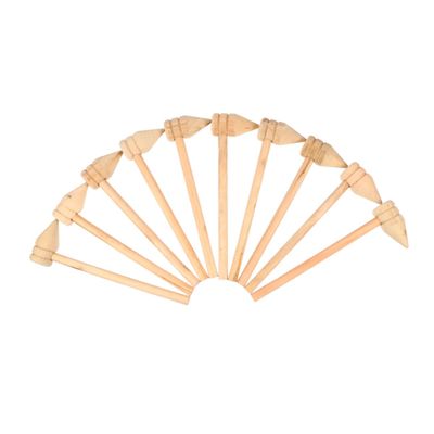 Luxshiny 10pcs Small Wooden Hammers Toy Mallets for Boys and Girls Lightweight Design for Educational Play and Crafts for Parties and Family Fun