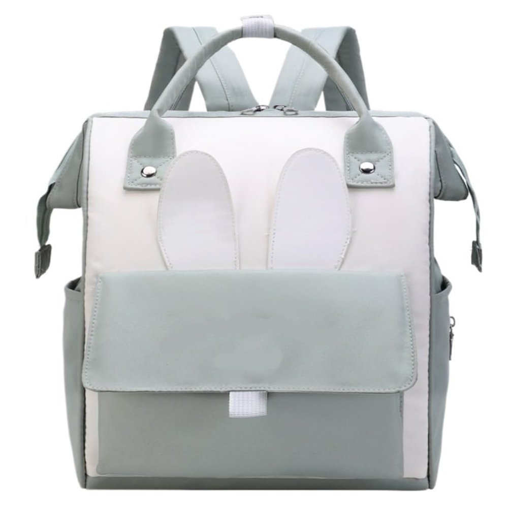 XCLLAM Diaper Bag Multifunctional Mom Bag Water-Repellent Storage Bag Portable Multi-compartment Backpack Daiper Bag(Green)