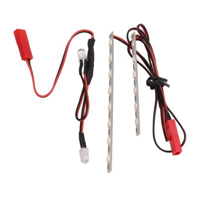 Drfeify RC LED Front and Rear Light Bar with Headlamp for ZD Racing 1/10 RC Car, Full Light Every Ride, Wear Performance
