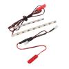 Drfeify RC LED Front and Rear Light Bar with Headlamp for ZD Racing 1/10 RC Car, Full Light Every Ride, Wear Performance view 2