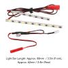 Drfeify RC LED Front and Rear Light Bar with Headlamp for ZD Racing 1/10 RC Car, Full Light Every Ride, Wear Performance view 3